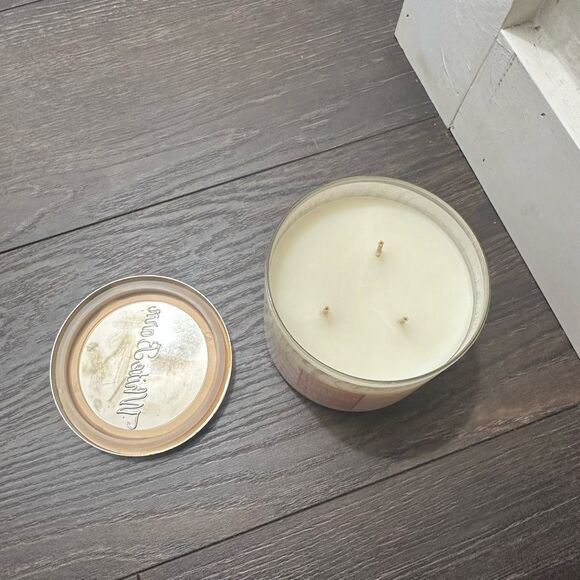 White Barn Bath & Body Works Watermelon Lemonade 3 Wick Candle New - Picture 3 of 5